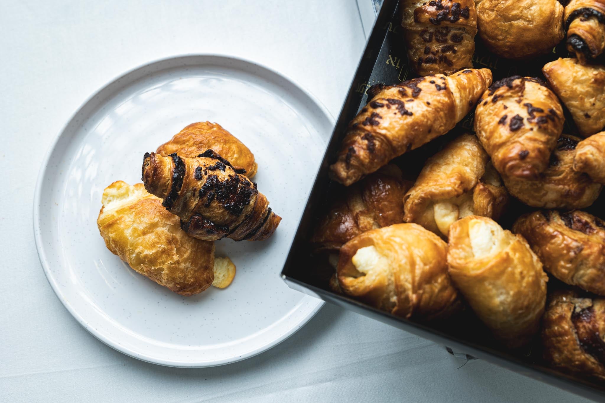 מיני קוראסונים במגוון טעמים (מתוק)